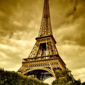 Torre Eiffel en sepia