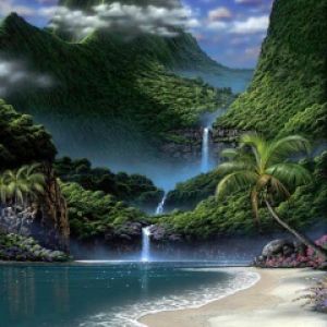 Paraíso Tropical con Cascada