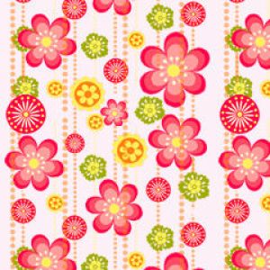 Patrón Floral Colorido