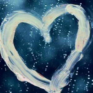 Corazón en la lluvia