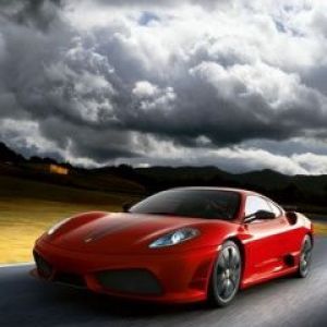 Ferrari Rojo en la Pista