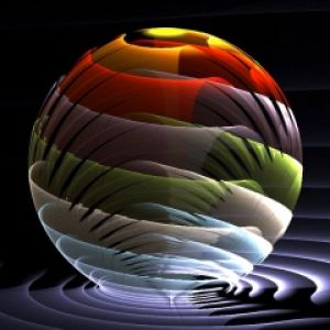 Esfera Abstracta Colorida