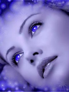Arte de Ojos Azules Místicos