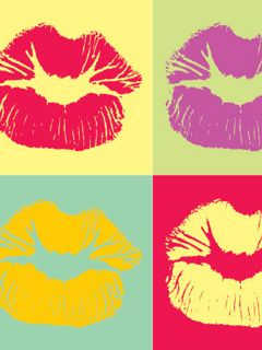 Impresiones de Labios Coloridos