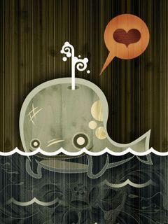 Ballena Linda con Corazón
