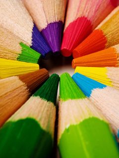 Puntas de Lápices Coloridos