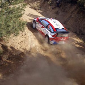 Coche de Rally en Acción