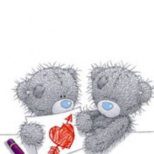 Ilustración de Amor con Ositos