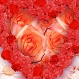 Corazón de Rosas y Flores