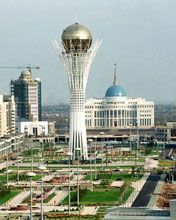 Torre Bayterek en Astana