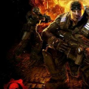 Escena de Acción Gears of War