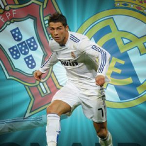 Acción de Fútbol Cristiano Ronaldo