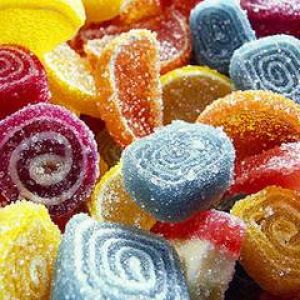 Caramelos Coloridos en Espiral