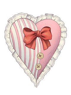 Corazón Bonito con Lazo