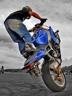 Motociclista Acrobático