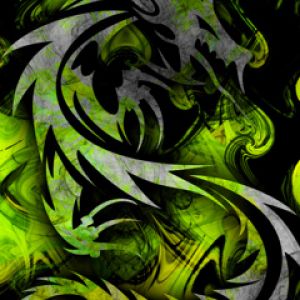 Arte Abstracto de Dragón
