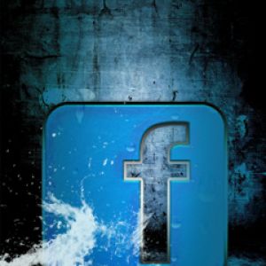 Facebook Logo Splash