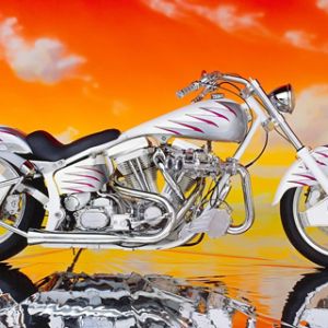 Motocicleta Personalizada Elegante