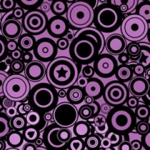 Diseño Abstracto de Círculos Morados