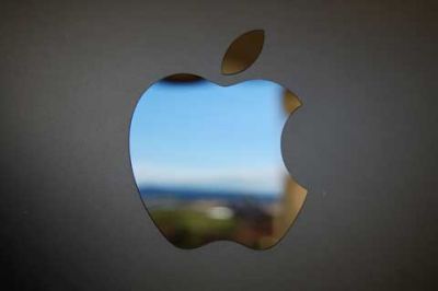 Reflejo del Logo de Apple