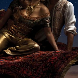 Pareja Fantástica en una Alfombra Mágica