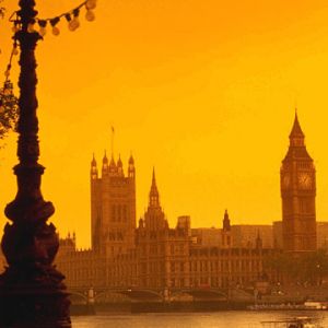 Horizonte de Londres al Atardecer