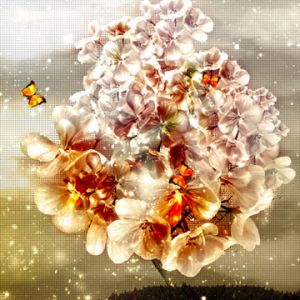 Hermoso Paisaje Floral