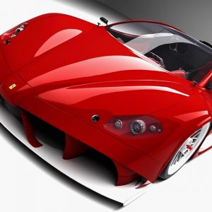 Coche Deportivo Rojo Ferrari