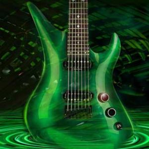 Guitarra Eléctrica Verde