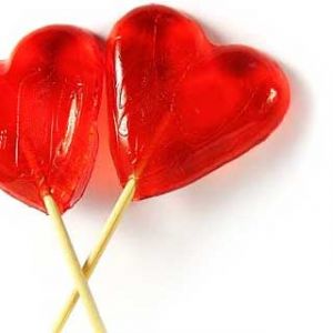 Chupetas en Forma de Corazón