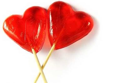 Chupetas en Forma de Corazón