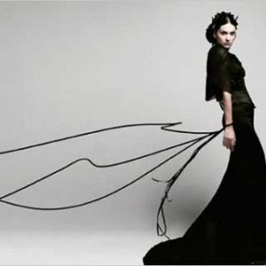 Modelo de Moda Elegante