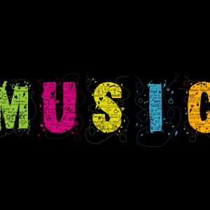 Tipografía Musical Colorida