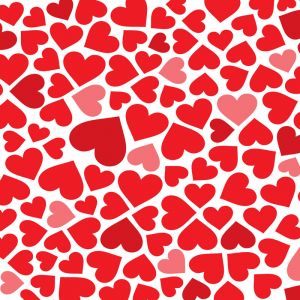 Patrón Colorido de Corazones
