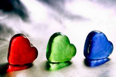 Formas de Corazón Coloridas