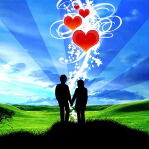 Pareja Romántica en la Naturaleza