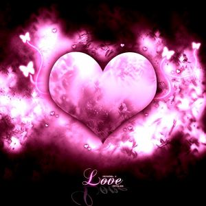 Fondo Corazón Rosa Amor