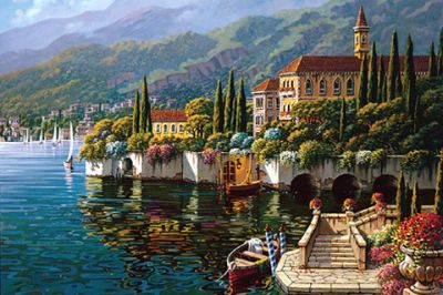 Paisaje Escénico Junto al Lago