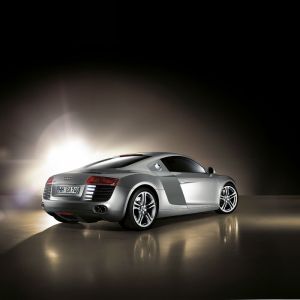 Elegante Audi R8 Plateado