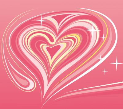 Diseño Abstracto de Corazón Colorido