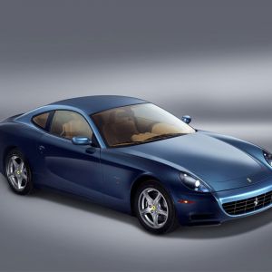 Elegante Coche Deportivo Azul