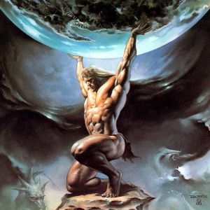 Atlas Sosteniendo el Mundo