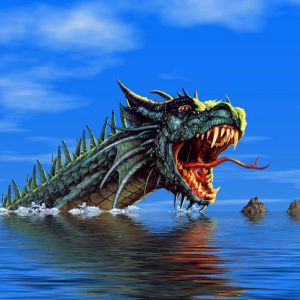 Majestuoso Dragón Marino