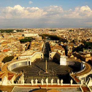 Vista de la Basílica de San Pedro