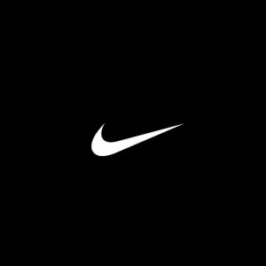 Logo de Nike en Fondo Negro