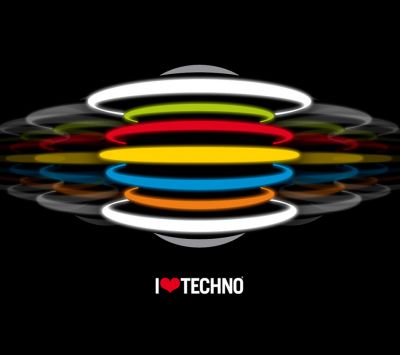 Amo el diseño abstracto de techno
