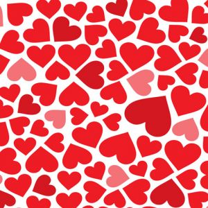 Patrones de Corazones Coloridos