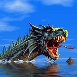 Majestuoso Dragón Marino