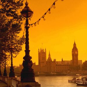 Atardecer en Londres sobre Big Ben