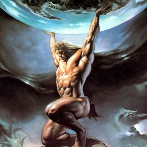 Atlas sosteniendo el mundo